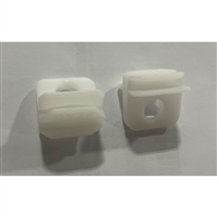 Replacement Squeeze Clip for Aluminum Sign Posts Adjustable Arm - White