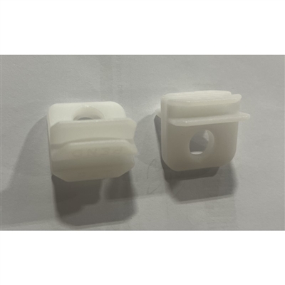 Replacement Squeeze Clip for Aluminum Sign Posts Adjustable Arm - White