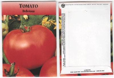 Tomato Vegetable Seed Packets - Blank