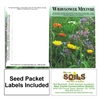 Wildflower Seed Packets with Printed Labels
