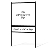 Metal Sign Frame w Single Rider 24" x 24"