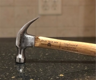 Full Size Personalized Claw Hammer