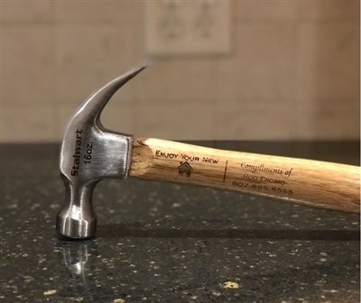 Full Size Personalized Claw Hammer