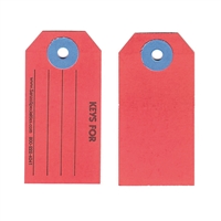 #1 Paper Key Tags with KEYS FOR Print- Qty 1000