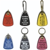 Teardrop Laser Engraved Key Tags