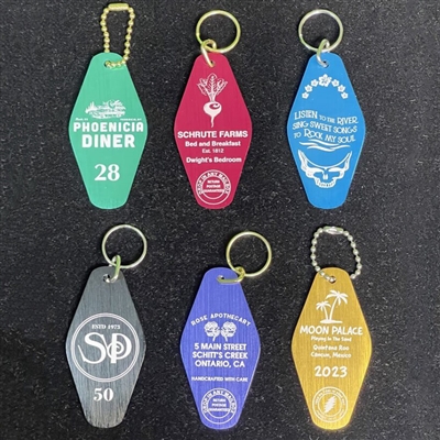 Hotel / Motel Metal Key Tags