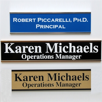 Personalized Door and Wall Nameplates