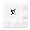 1-Ply White Beverage Napkin | Coin Edge Embossed | Eco-Friendly Event Napkins
