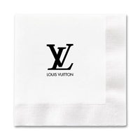 1-Ply White Beverage Napkin | Coin Edge Embossed | Eco-Friendly Event Napkins