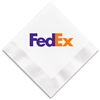 1-Ply White Beverage Napkin | Recycled Material Coin Edge Napkin