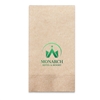 Foil Stamped 1-Ply Kraft Beverage Napkin | Elegant Recycled Hospitality Napkin