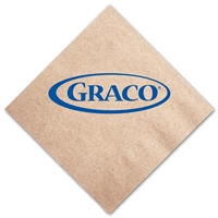 2-Ply Kraft Beverage Napkin | Recycled Material Eco-Friendly Napkin