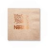 Foil Stamped 2-Ply White Beverage Napkin | Luxury Recycled Napkin