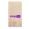 Foil Stamped 2-Ply Kraft Dinner Napkins | 1/8 Fold | Custom Logo Napkins