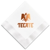 Foil Stamped 3-Ply White Beverage Napkin | Custom Metallic & Matte Napkins
