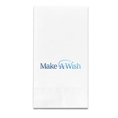 Foil Stamped 3-Ply White Hand Towels | Luxury Event & Hotel Towels