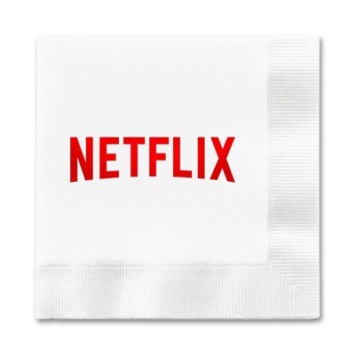 The 3-Ply Foil Stamped White Luncheon Napkin | Premium Event Napkins
