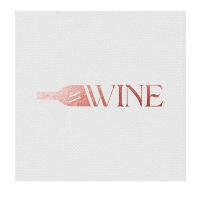 Foil Stamped FashnPoint Napkin | Custom Printed Single-Ply Napkins