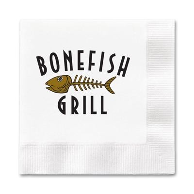 The 1-Ply FSC Certified Full Color | White Luncheon Napkin