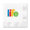 3 Ply White Beverage Napkin | Custom Printed Recycled Event Napkins