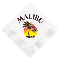 3 Ply White Beverage Napkin | Custom Printed Recycled Event Napkins