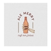 FashnPoint Full Color Mini Beverage Napkins | Custom Event Napkins