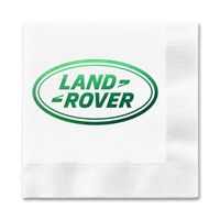 Foil Stamped 3-Ply White Beverage Napkin | Custom Metallic & Matte Napkins