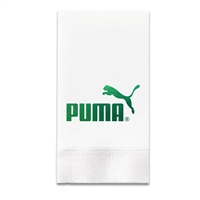 The Foil Stamped 3-Ply FSC Certified White Dinner Napkin | 1/8 Fold