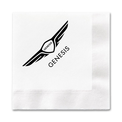 2-Ply White Beverage Napkin Case of 1000 | Recycled Material Napkins