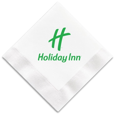 3-Ply White Beverage Napkin | Bulk Promo Napkins Case of 1000
