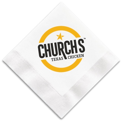 2-Ply White Beverage Napkin Case of 1000 | Recycled Material Napkins