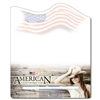 Flag Shaped Laminated Memo Board | Magnetic, 14 pt. Dry Erase | Custom Full Color