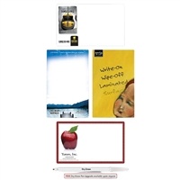 Extra-Thick Custom Shaped Memo Boards | Laminated 5.25" x 8.5"