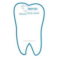 Tooth Shaped Mini Dry Erase Board | Laminated, 14 pt. & Promotional Full Color Imprint