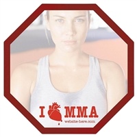 Octagon Shaped Promotional Memo Board | Laminated 14 pt. with Custom Imprint