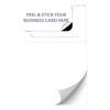 Blank Magnetic Sticky Pad | 20-Sheet Notepad for Business Cards