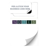 Magnetic Sticky Pad | Stock Notes Design with Business Card & Full Color Imprint