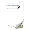 Real Estate Magnetic Sticky Pad | Business Card Sticky Notepad with Custom Full Color Imprint Logo