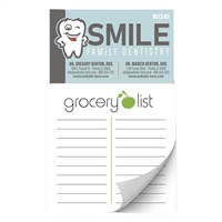 Magna Note Grocery List Sticky Notes | 20 Sheets with Magnet