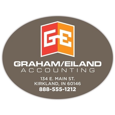 Oval Shaped Magnet | 3.5" x 2", 30 mil Custom Promotional Magnet with Full Color Imprint