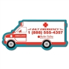 Ambulance-Shaped Magnet â€“ 5.25 x 2.42 | Outdoor Safe TUFF MAG & Full Color Imprint