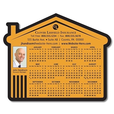 House Shape Magnet â€“ 4.25x3.5 | 25 Mil with Custom Full Color Imprint