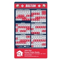 Boston Baseball Magnet | Custom Full Color Imprint 20 Mil Schedule Giveaway