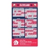 Cleveland Baseball Magnet | 25 Mil Custom Full Color Imprint Schedule 3.5" x 6"