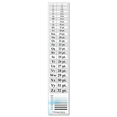 Outdoor Measuring Magnet â€“ 2.25x12.25 | TUFF MAG & Custom Full Color Imprint