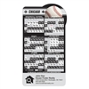 Chicago Baseball Magnet Black/White | 3.875" x 7.25" Custom Full Color Imprint Schedule