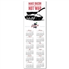 Weatherproof Calendar Magnet â€“ 3.25 x 9.75 | 30 mil Outdoor Promo & Full Color Imprint