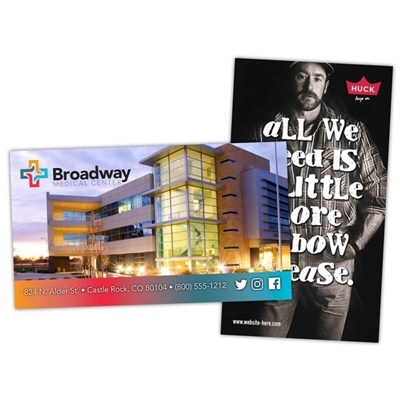 Square Corner Magnetic Business Cards | Full Color 25 Mil & Full Color Imprint