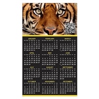 Custom Calendar Magnet 5x8.5 | Square Corners - 20 mil & Full Color Imprint