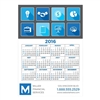 Business Calendar Magnet 6x8.5 | Custom Full Color Imprinted 20 Mil